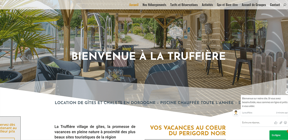 truffière village de gites